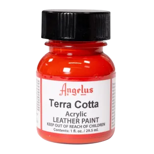 ANGELUS Acrylic Leather Paint Standard 1oz #183 TERRA COTTA  / POMARAŃCZOWOCZERWONA farba akrylowa do malowania Sneakersów i Jeansu