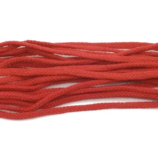 Tarrago Laces Cord 4.5mm Red - czerwone okrągłe sznurowadła do butów