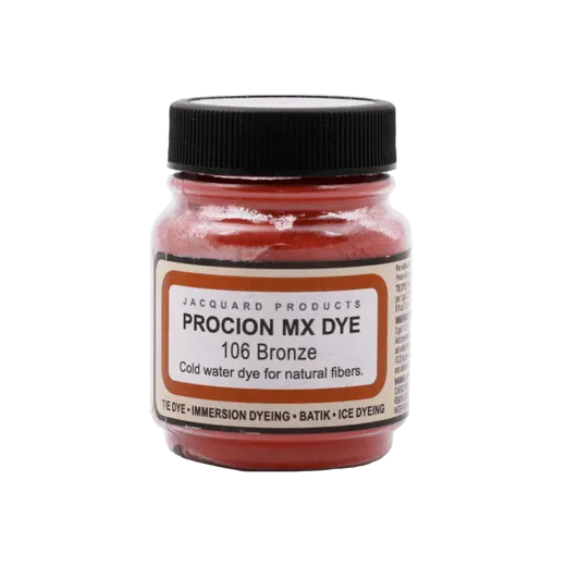 JACQUARD Procion MX Dye 0.66oz #1106 BRONZE / Brązowy barwnik do tkanin z naturalnych włókien roślinnych (celulozowych)