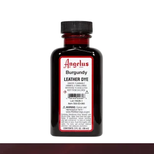 ANGELUS Leather Dye 3oz #060 BURGUNDY / BURGUNDOWY barwnik alkoholowy do naturalnych skór licowych