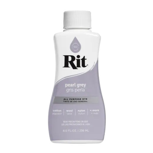 uniwersalny perłowoszary barwnik do tkanin i innych powierzchni w formie płynnej RIT DYE  Pearl Grey
