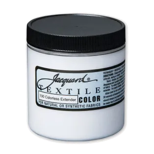 JACQUARD Textile Colorless Extender 8oz / Medium i Finisher do farb akrylowych 2w1