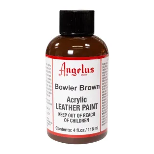 ANGELUS Acrylic Leather Paint Standard 4oz #273 BOWLER BROWN / CIEMNOBRĄZOWA farba akrylowa do malowania Sneakersów i Jeansu