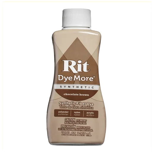 Brązowy barwnik w płynie do syntetyków