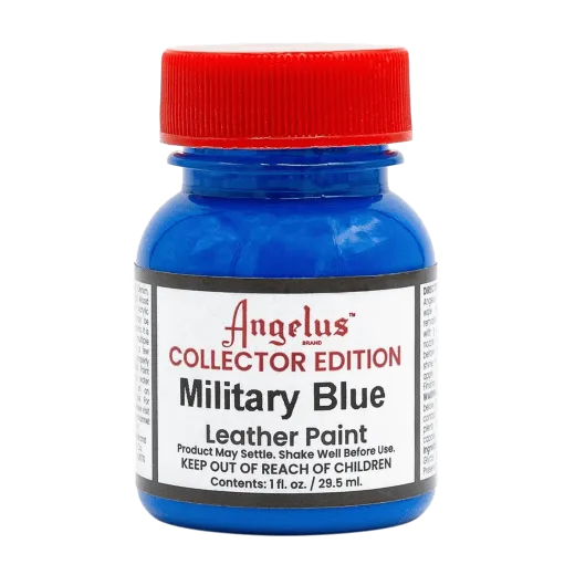 Niebieskie wojskowe farby do customizacji i renowacji Nike Air Jordan Angelus Collector Edition w kolorach dopasowanych do kultowych modeli butów