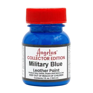 ANGELUS Acrylic Leather Paint Collector Edition 1oz #324 MILITARY BLUE / NIEBIESKA WOJSKOWA farba akrylowa do personalizacji Sneakersów i Jeansu