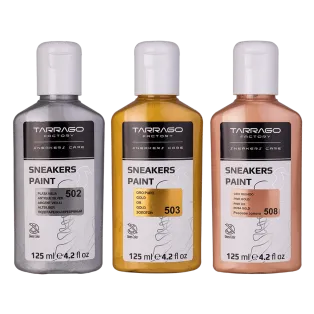 TARRAGO SNEAKERS Paint Set 20 Metallic Colors 3x125ml / Zestaw metalicznych farb akrylowych do customizacji butów i ubrań
