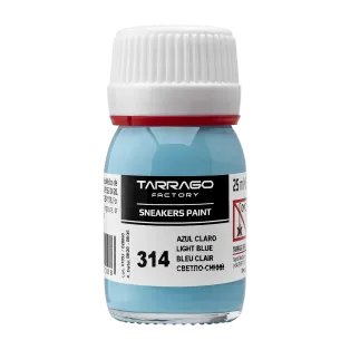 TARRAGO SNEAKERS Paint Standard Colors 25ml #314 LIGHT BLUE / Jasnoniebieska farba akrylowa do personalizacji i renowacji butów oraz jeansu