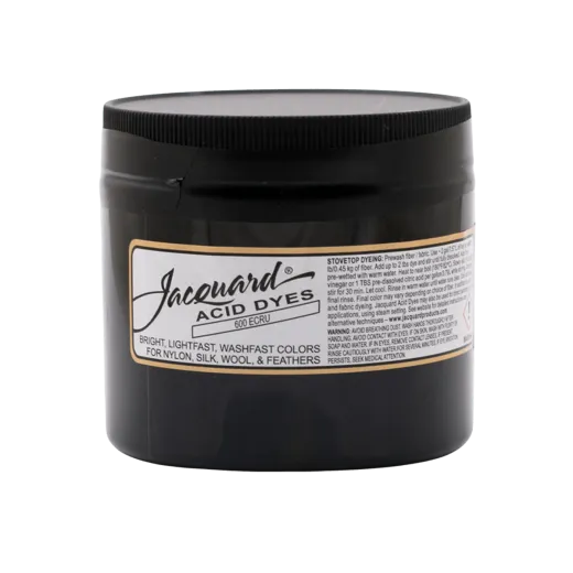 JACQUARD Acid Dye 8oz #600 ECRU / BEŻOWY barwnik kwasowy do wełny, jedwabiu i piór