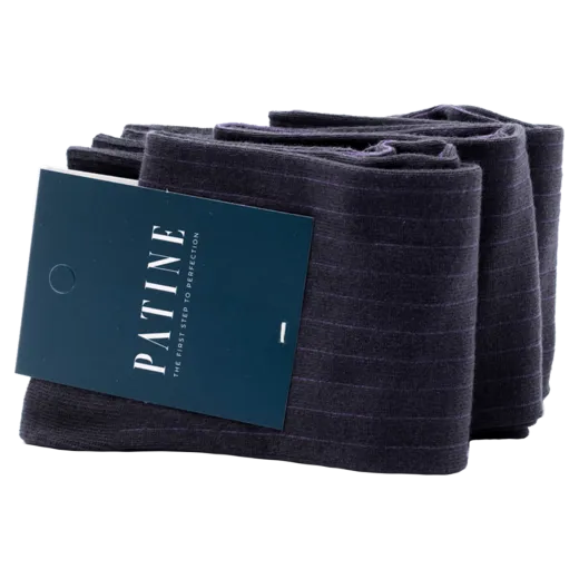 Ciemnoszaro fioletowe skarpety męskie