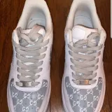 Jasno szare sznurowadła płaskie Lace Lab. Sznurówki do customizacji sneakersów Jordan, Nike, Air Jordan 1, Retro High, Obsidain