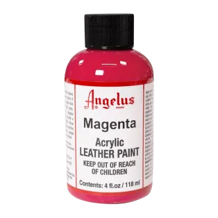 ANGELUS Acrylic Leather Paint Standard 4oz #187 MAGENTA / MADŻENTA farba akrylowa do malowania Sneakersów i Jeansu