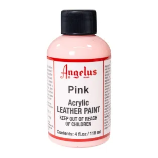 ANGELUS Acrylic Leather Paint Standard 4oz #188 PINK / RÓŻOWA farba akrylowa do malowania Sneakersów i Jeansu