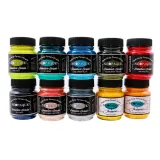 Farby akrylowe JACQUARD Neopaque do malowania naturalnych i syntetycznych tkanin, płótna, skór, drewna, winylu, plastiku, gumy, gliny, kamienia, papieru i innych powierzchni.