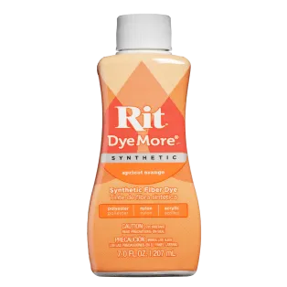 RIT DYEMORE Liquid Dye for Synthetics 7oz APRICOT ORANGE / MORELOWA POMARAŃCZ uniwersalny barwnik w płynie do tkanin syntetycznych i mieszanek