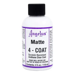 ANGELUS 4-COAT Finisher 4oz - Matte / Matowy wykończeniowy lakier uretanowy do customizacji Sneakersów i ubrań