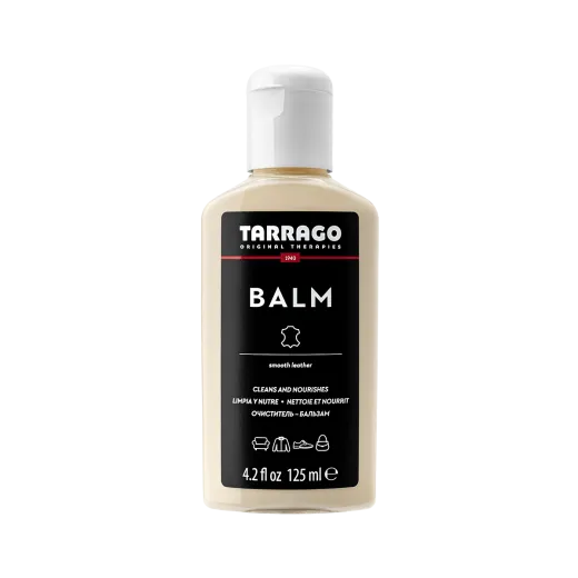Balm Leather Care - bezbarwny balsam na bazie wosku do pielęgnacji skór gładkich, czyszczący i odżywiający materiał.