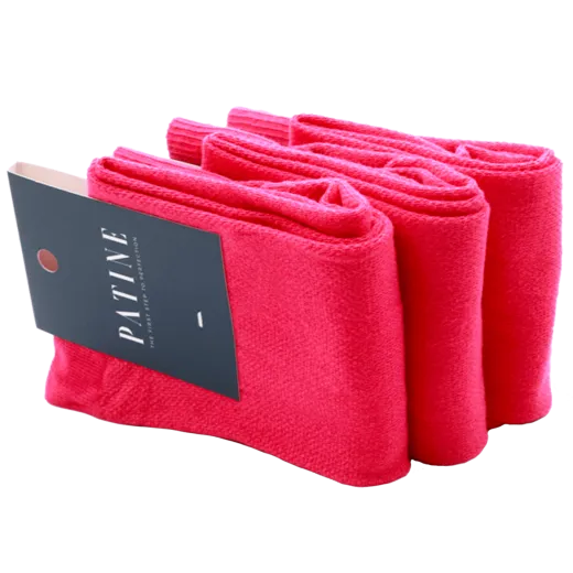 Casualowe męskie skarpety fuksjowe w różową mereżkę. Skarpety do trampek i butów eleganckich.