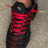 Cienkie okrągłe czerwone sznurowadła , idealne do sneakersów na trening, do biegania