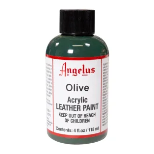 ANGELUS Acrylic Leather Paint Standard 4oz #272 OLIVE / OLIWKOWA farba akrylowa do malowania Sneakersów i Jeansu
