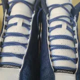 Niebieskie okrągłe sznurowadła odblaskowe do butów LACE LAB 3M Reflective Inverse laces, personalizacja obuwia, custom, customizacja adidasów