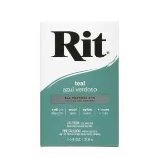 RIT DYE All-Purpose Powder Dye 1.125oz TEAL / MORSKI uniwersalny barwnik w proszku do tkanin i innych powierzchni