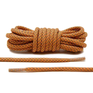 LACE LAB 3M Reflective Laces 5mm Orange / Odblaskowe pomarańczowe okrągłe sznurowadła do butów