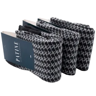 PATINE Socks PAPE03 Grey / Light Grey - Skarpety klasyczne