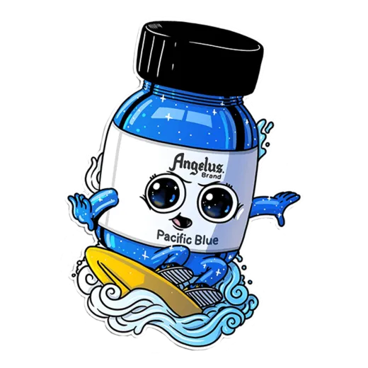 ANGELUS Sticker Pacific Blue 1szt