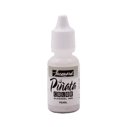 JACQUARD Pinata Colors Alcohol Ink Metallic 0.5oz #36 PEARL / PERŁOWY metaliczny tusz alkoholowy do szkła, ceramiki, kamienia i innych twardych powierzchni