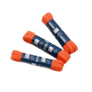 SAPHIR BDC Laces Medium Flat 7mm Orange - pomarańczowe płaskie sznurowadła