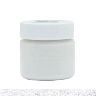 ANGELUS Glitterlites Leather Paint 1oz #205 WHITE SUGAR / Biała brokatowa farba akrylowa do customizacji Jeansu i Sneakersów