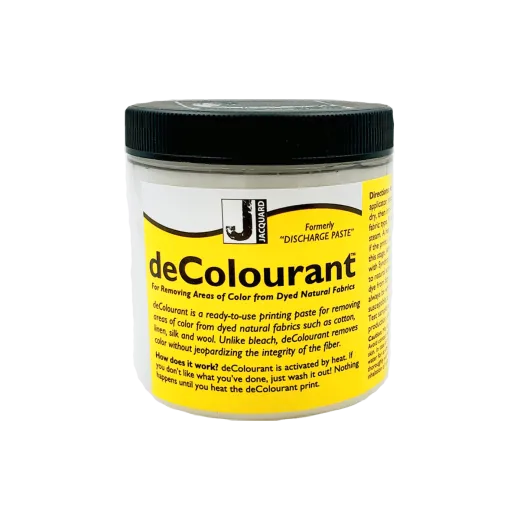 Pasta drukarska do usuwania koloru z tkanin. Miejscowe odbarwianie materiałów. Wybielacz.