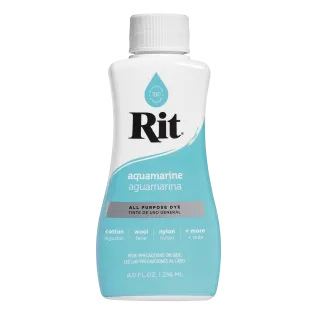 RIT DYE All-Purpose Liquid Dye 8oz AQUAMARINE / BŁĘKITNY uniwersalny barwnik w płynie do tkanin i innych powierzchni