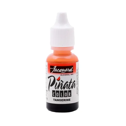JACQUARD Pinata Colors Alcohol Ink 0.5oz #03 TANGERINE/ MANDARYNKOWY tusz alkoholowy do szkła, ceramiki, kamienia i innych twardych powierzchni