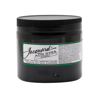 JACQUARD Acid Dye 8oz #629 EMERALD / SZMARAGDOWY barwnik kwasowy do wełny, jedwabiu i piór