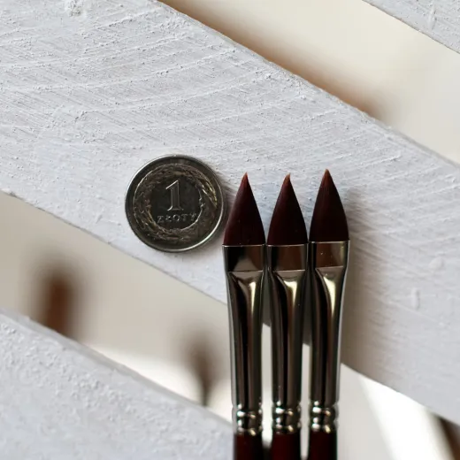 ELCO Brush Filbert Synthetic 08 / Pędzelek koci język do farb i barwników