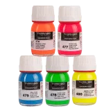 Specjalne fluorescencyjne farby akrylowe UV do customizacji sneakersów, ubrań i akcesoriów.