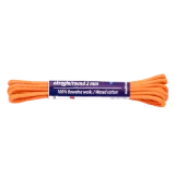 Wytrzymałe okrągłe sznurowadła woskowane pomarańczowe