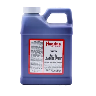 ANGELUS Acrylic Leather Paint 1-Pint #047 PURPLE / PURPUROWA farba akrylowa do malowania Sneakersów i Jeansu