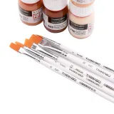 Zestaw farb i pędzli tarrago do malowania ubrań, sneakersów, butów, obuwia. Rękodzieło, custom.