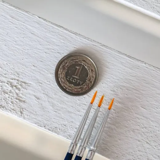 ELCO Brush Round Golden Nylon 1/0 / Pędzelek do farb i barwników