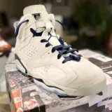 Granatowe sznurowadła płaskie Lace Lab. Sznurówki do customizacji sneakersów Jordan, Nike, Air Jordan 1, Retro High, Obsidain, dunk