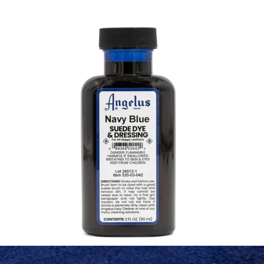 ANGELUS Suede Dye & Dressing 3oz #042 NAVY BLUE / GRANATOWY barwnik do zamszu i nubuku