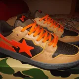 Pomarańczowe sznurowadła płaskie Lace Lab. Sznurówki do customizacji sneakersów Jordan, Nike, Air Jordan 1, Retro High, Obsidain, dunk
