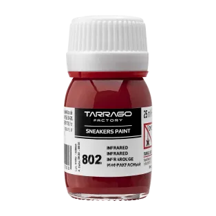 TARRAGO SNEAKERS Paint Collector Colors 25ml #802 INFRARED / Czerwona farba akrylowa do personalizacji butów i ubrań