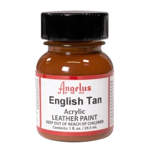 ANGELUS Acrylic Leather Paint Standard 1oz #019 ENGLISH TAN / BRĄZOWA farba akrylowa do malowania Sneakersów i Jeansu