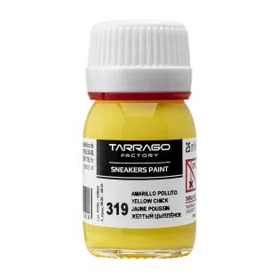 TARRAGO SNEAKERS Paint Standard Colors 25ml #319 YELLOW CHICK / Żółta farba akrylowa do personalizacji i renowacji butów oraz jeansu