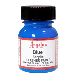 ANGELUS Acrylic Leather Paint Standard 1oz #040 BLUE / NIEBIESKA farba akrylowa do malowania Sneakersów i Jeansu