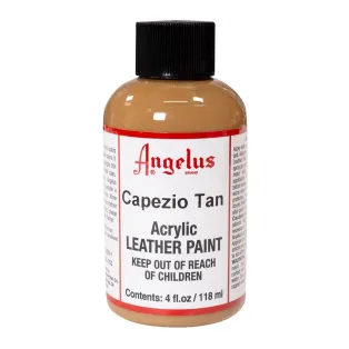 ANGELUS Acrylic Leather Paint Standard 4oz #163 CAPEZIO TAN / CIEMNOBEŻOWA farba akrylowa do malowania Sneakersów i Jeansu